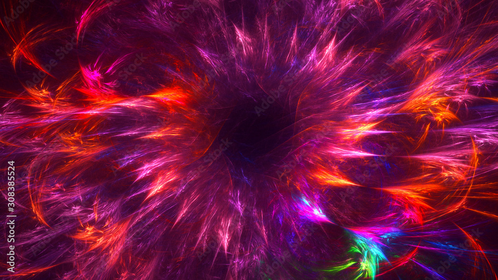 Fractal 3D rendering abstract light background Fractal 3D rendering abstract light background