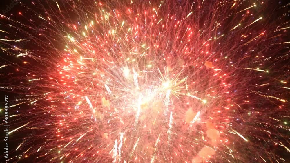Fireworks display event seamless loop