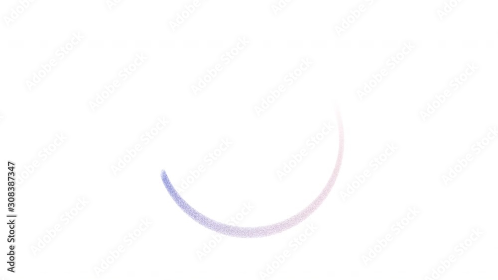 Rotating line animation on a white background Rotating line animation on a white background
