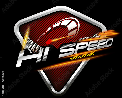 Hi Speed Vector Concept.
