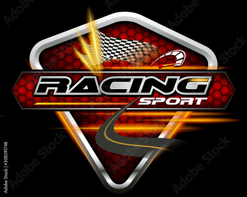 Racing Concept Design Vector.