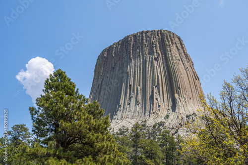 The infamous Devils Tower National Monument in Wyoming