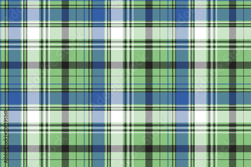 Tartan plaid fabric textile seamless pattern