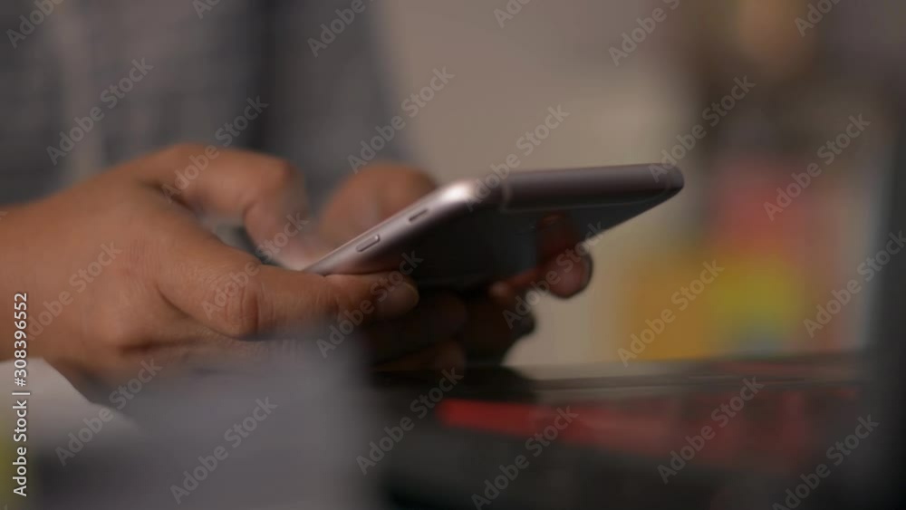 Close up woman hands texting message on mobile smart phone for communication and chatting on social online. Close up woman hands texting message on mobile smart phone for communication and chatting on social online.