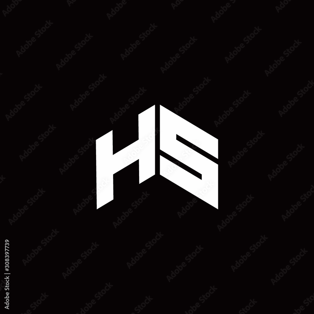 HS Logo monogram modern design template HS Logo monogram modern design template