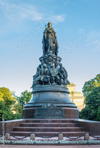 Monument to Catherine the Great, Saint Petersburg, Russia