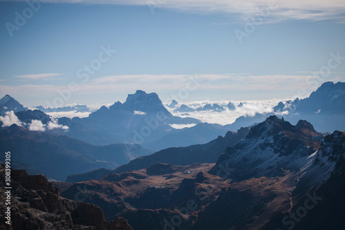 Amazing Rocky Scenery of the Italian Alps Dolomites