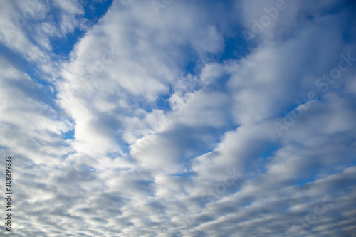 Fototapeta Naklejka Na Ścianę i Meble -  blue sky with white clouds