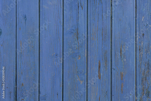 Classic blue wood background. Horizontal orientation.