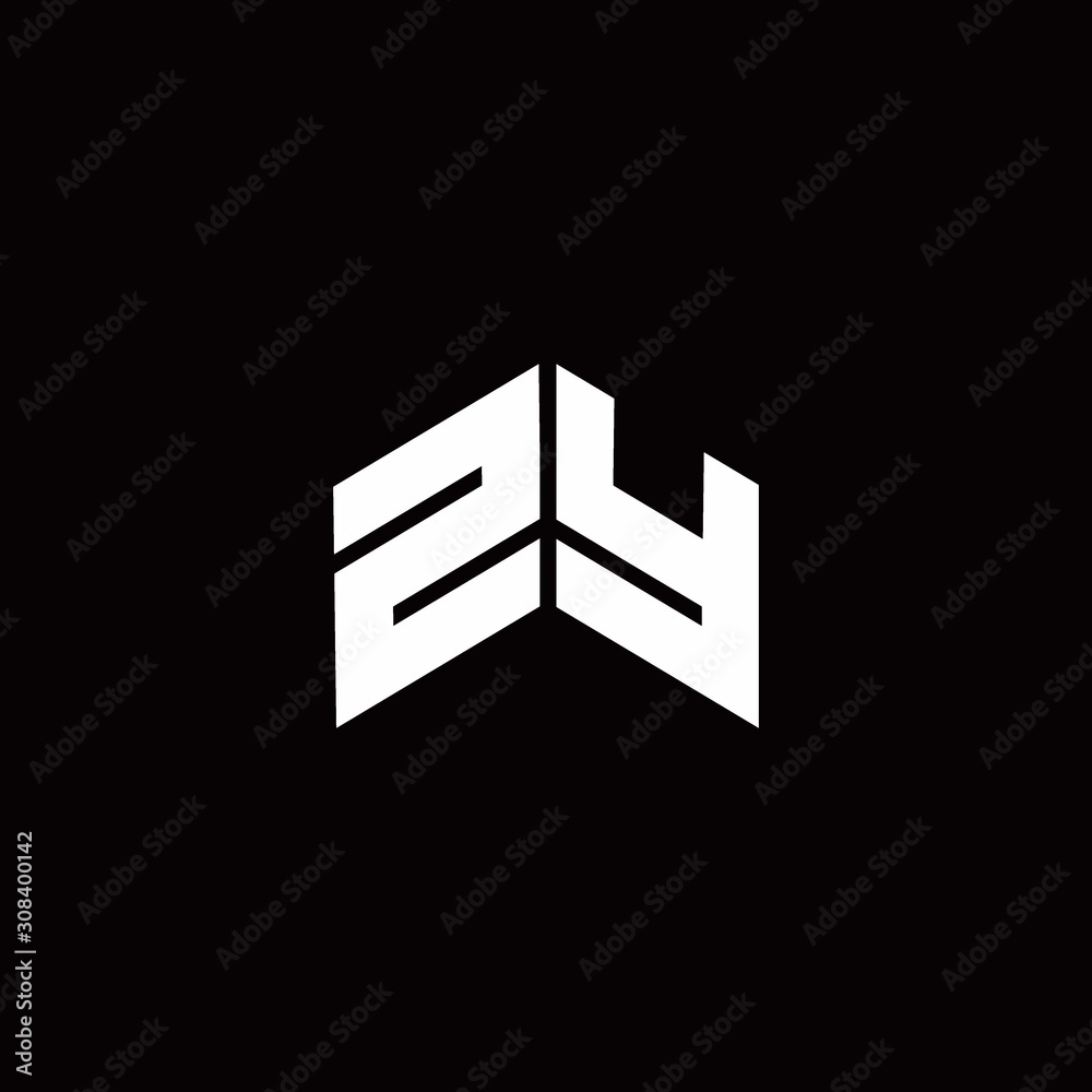 ZY Logo monogram modern design template ZY Logo monogram modern design template