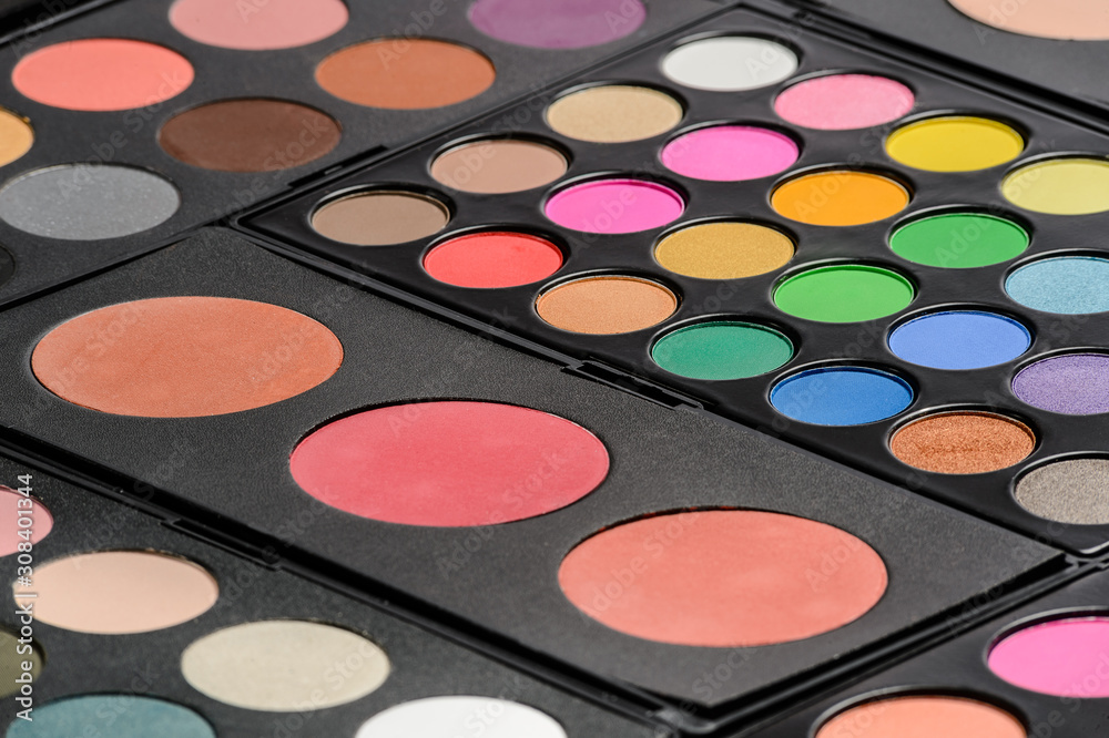 Decorative cosmetics for eye makeup, pallets Decorative cosmetics for eye makeup, pallets