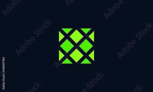Modern abstract square logo. This logo icon incorporate with bunch of square in the creative way.
