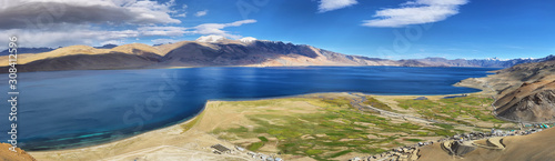 Tso Moriri lake in Rupshu valley  Ladakh  India