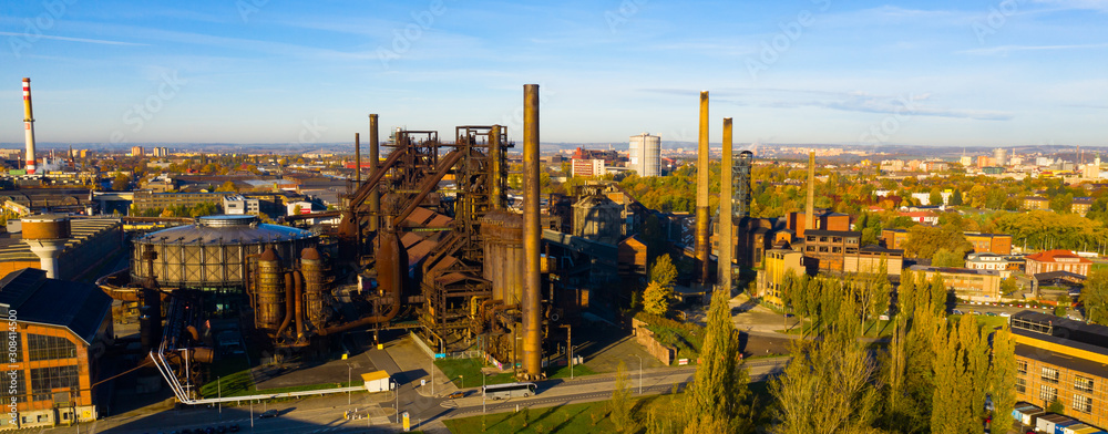 Abandoned blast furnaces of Vitkovice Iron and Steel Works