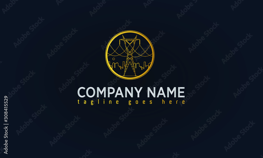 Electricity Company Logo Design Electricity Company Logo Design