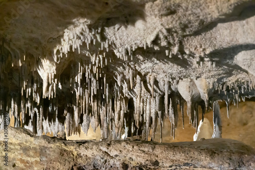 Formations inside Balcarka Cave