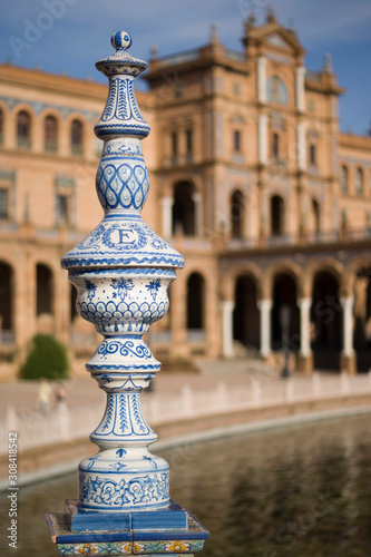 Plaza de España Sevilla azulejo © albertoqft