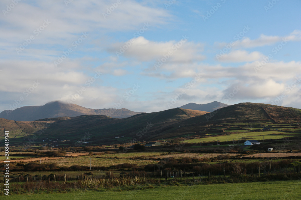 Landscape on the Dingle peninsula Landscape on the Dingle peninsula
