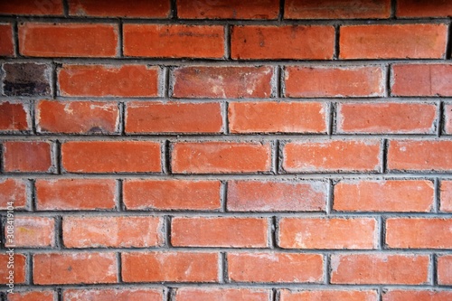 Brick wall closeup detail