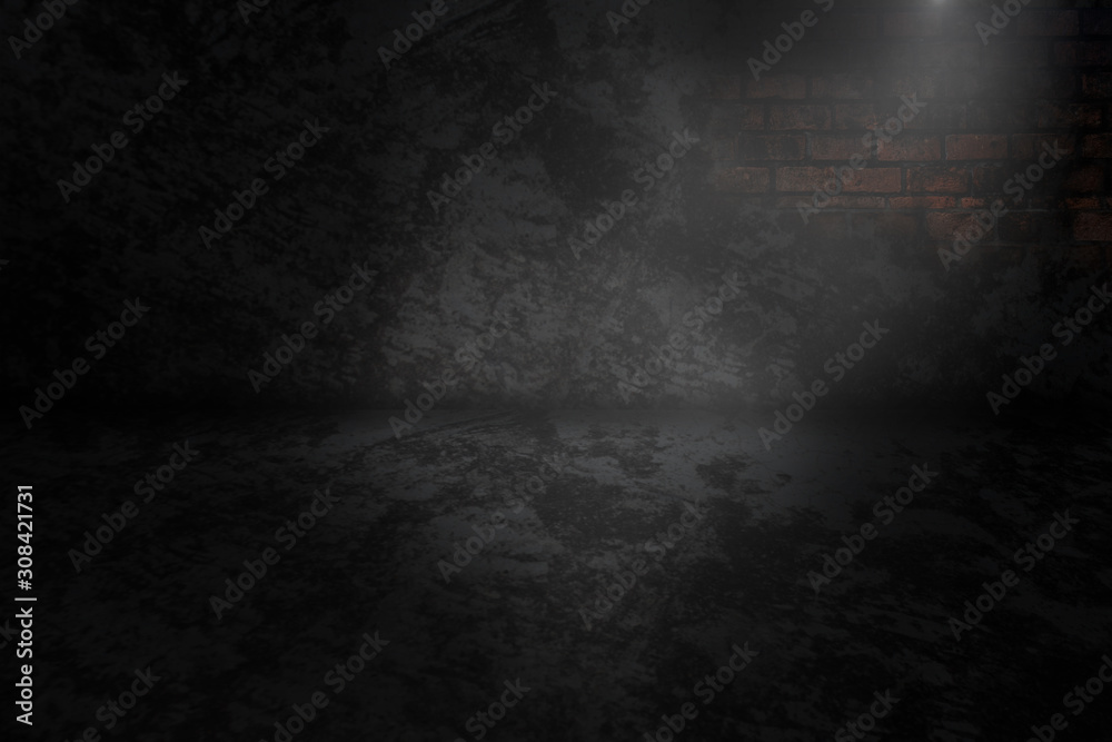 Texture dark concentrate floor with mist or fog Texture dark concentrate floor with mist or fog
