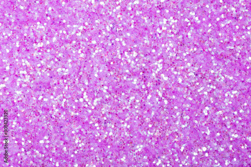 Lilac glitter background for your awesome creative work, Christmas texture with sparkles.