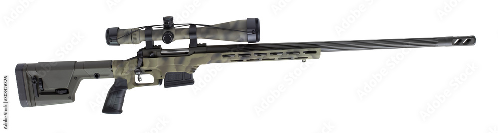 Precision rifle and scope Precision rifle and scope