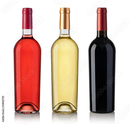 Set Of Wine Bottles