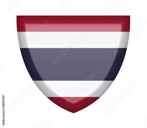 Scudetto con bandiera Tailandia Free Download Scudetto con bandiera Tailandia - GFXLoad