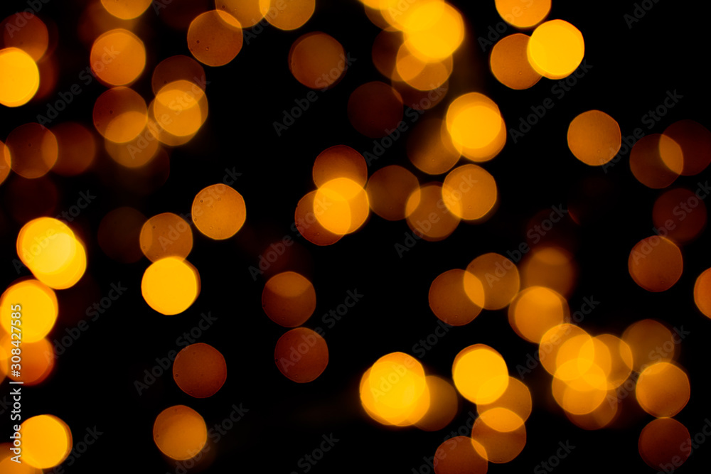 Golden abstract bokeh. Golden abstract bokeh.