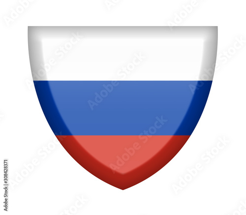 Scudetto con bandiera Russia Free Download Scudetto con bandiera Russia - GFXLoad