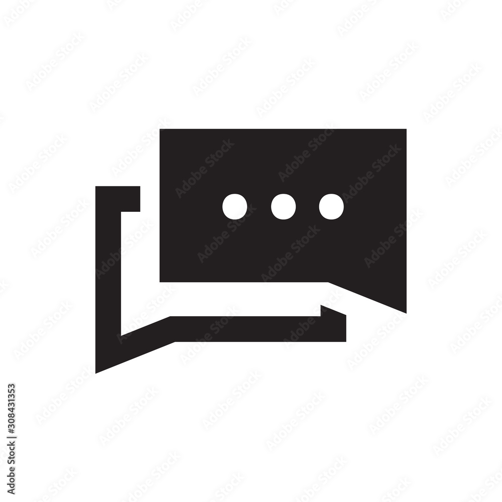 Chat icon vector isolated on background. Trendy message symbol. Pixel perfect. illustration EPS 10. - Vector. Chat icon vector isolated on background. Trendy message symbol. Pixel perfect. illustration EPS 10. - Vector.