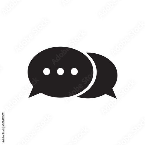 Chat icon vector isolated on background. Trendy message symbol. Pixel perfect. illustration EPS 10. - Vector.
