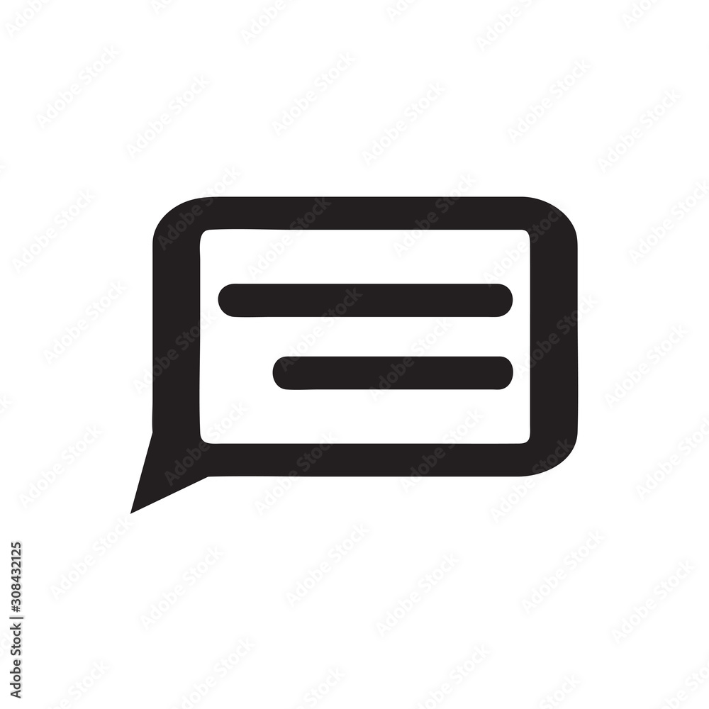 Chat icon vector isolated on background. Trendy message symbol. Pixel perfect. illustration EPS 10. - Vector. Chat icon vector isolated on background. Trendy message symbol. Pixel perfect. illustration EPS 10. - Vector.