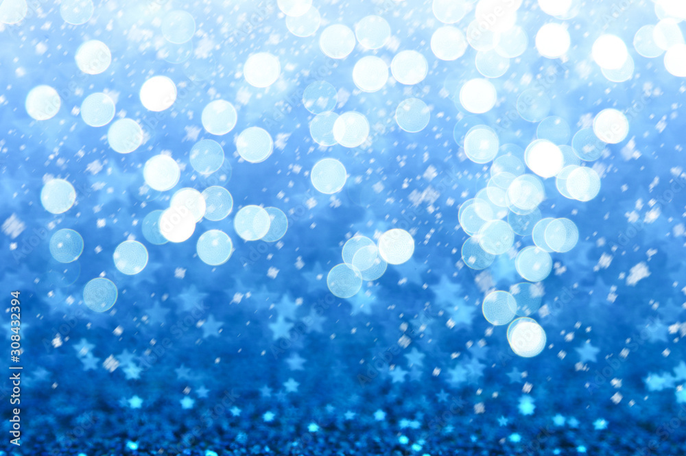 Festive bokeh background with lights