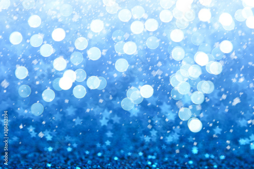 Festive bokeh background with lights