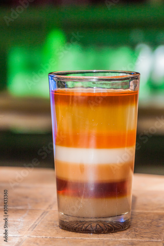 Seven layer tea, speciality of Srimangal, Bangladesh photo