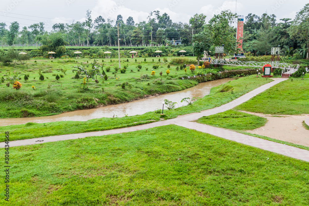 Obraz premium Park in Srimangal in Bangladesh