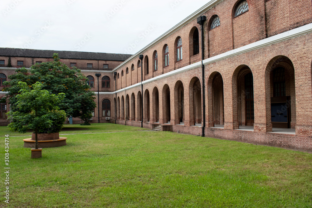 FRI-Forest Research Institute exposed bricks Architecture constructed with lime mortar