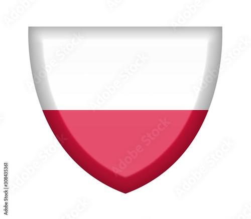 Free Download Scudetto con bandiera Polonia - GFXLoad
