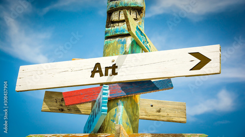 Fotografie Street Sign to Art