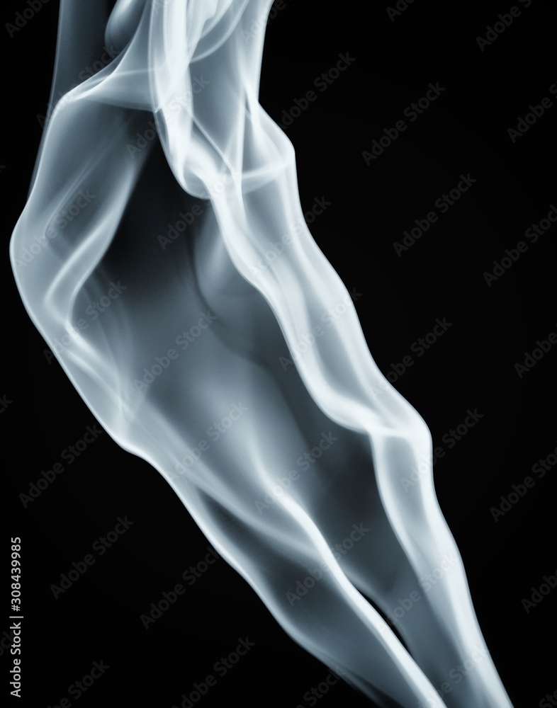 Fototapeta premium abstract smoke on black background