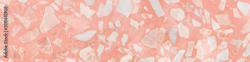 Pink Terrazzo copy space texture background