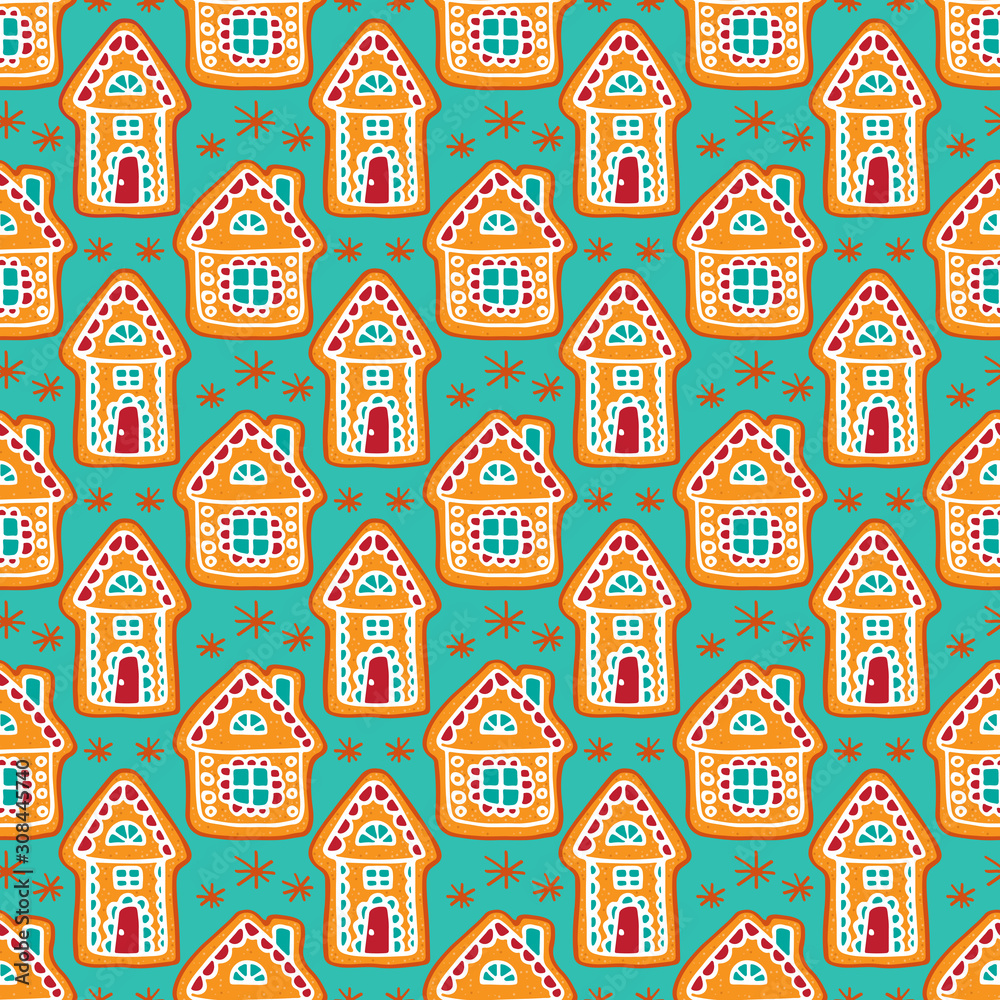 gingerbread seamless-05 gingerbread seamless-05