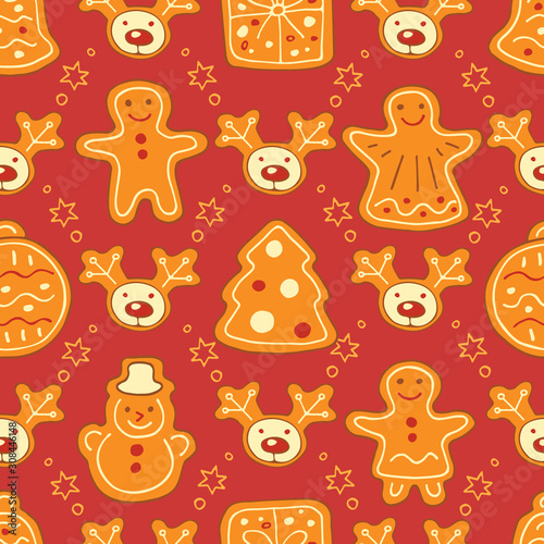 gingerbread seamless-15
