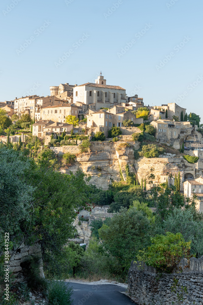Gordes hilltop village small medieval town in south Provence France