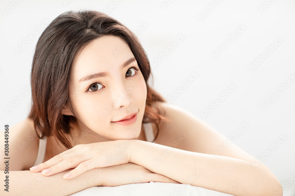 closeup young beauty with healthy perfect skin closeup young beauty with healthy perfect skin