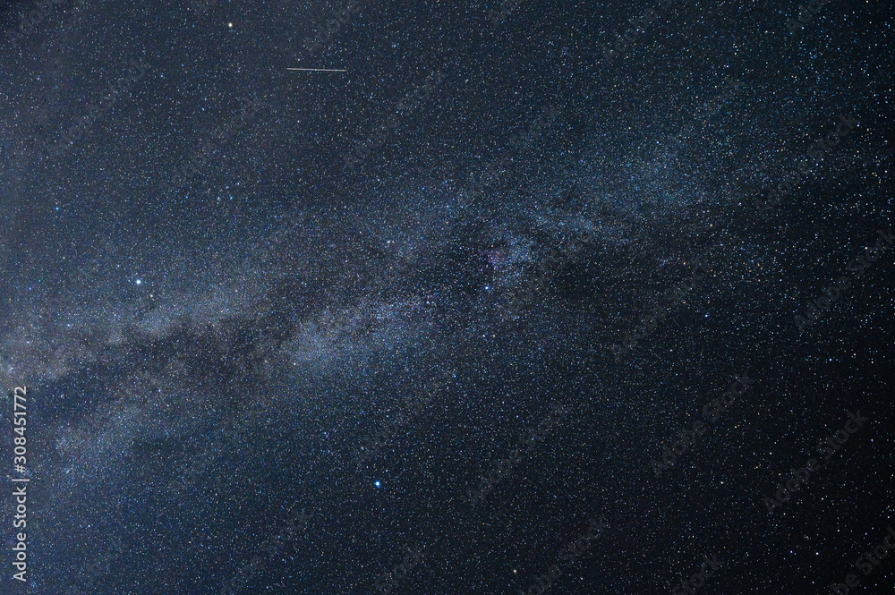 Obraz premium Milky way galaxy with starry in the night sky