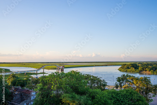 Wallpaper Mural View of the port area in Corumbá, Mato Grosso do Sul, Brazil Torontodigital.ca
