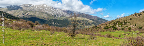 Landscape of the Madonie Mountains in Sicily, Italy