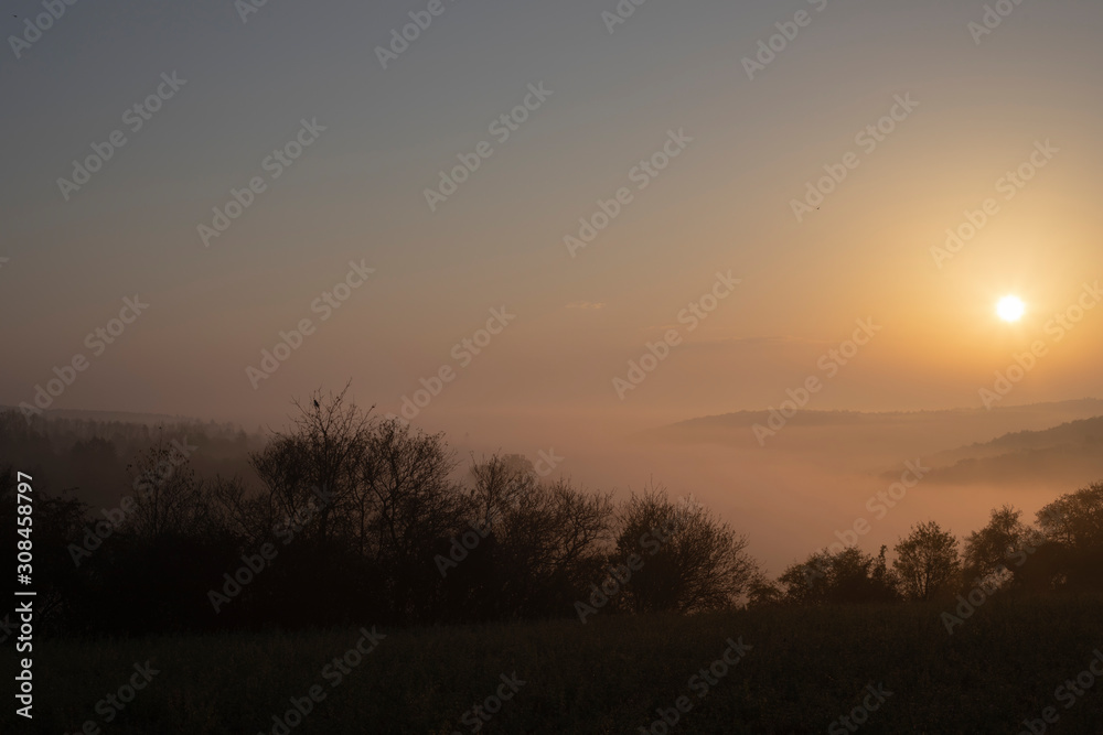 Sonne mit Nebel 2 Sonne mit Nebel 2